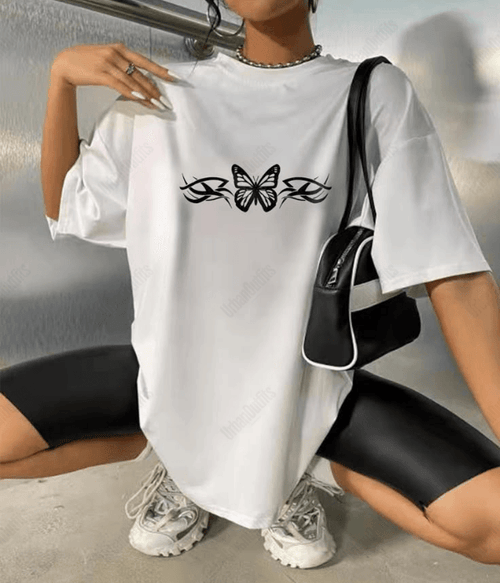UrbanOutfits Women Oversized T-shirt White / S Women Oversized T-shirt