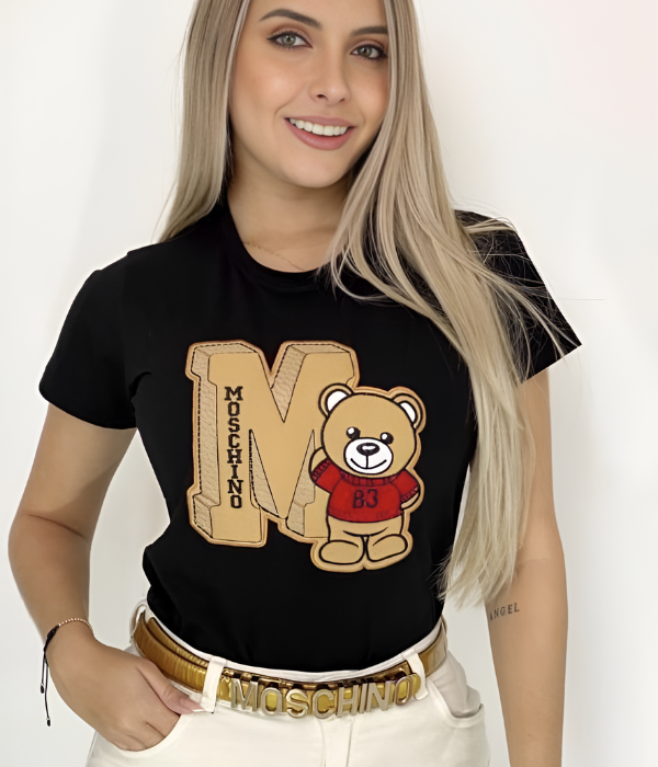 UrbanOutfits Women Regular Fit T-shirt Black / S ' Moschino ' Women Regular fit T-shirt