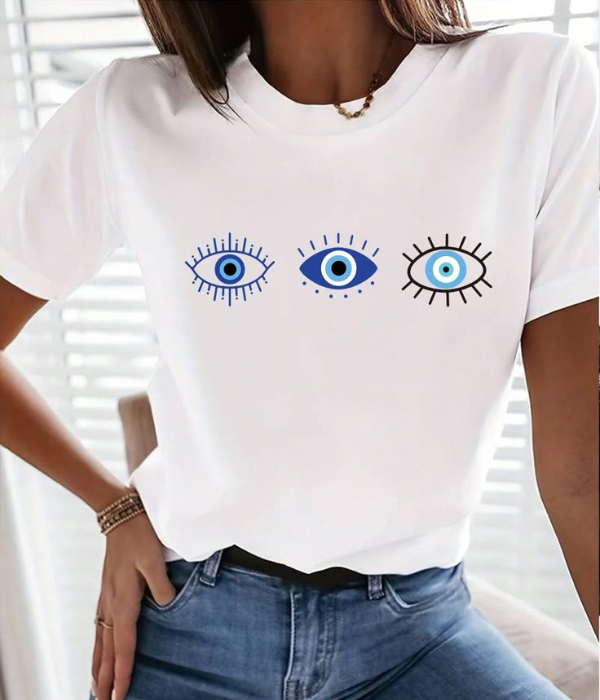 UrbanOutfits Women Regular Fit T-shirt White / S Regular Fit Women T-shirt