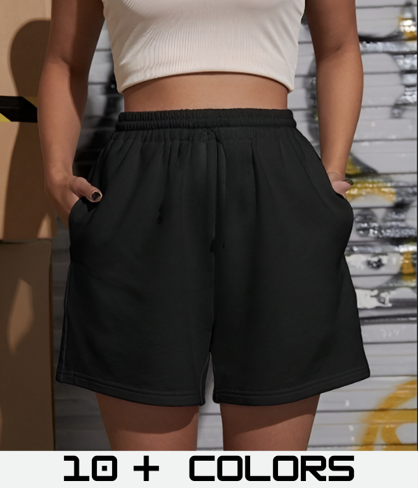 UrbanOutfits Women Shorts Black / S Basic Women Shorts - Cotton