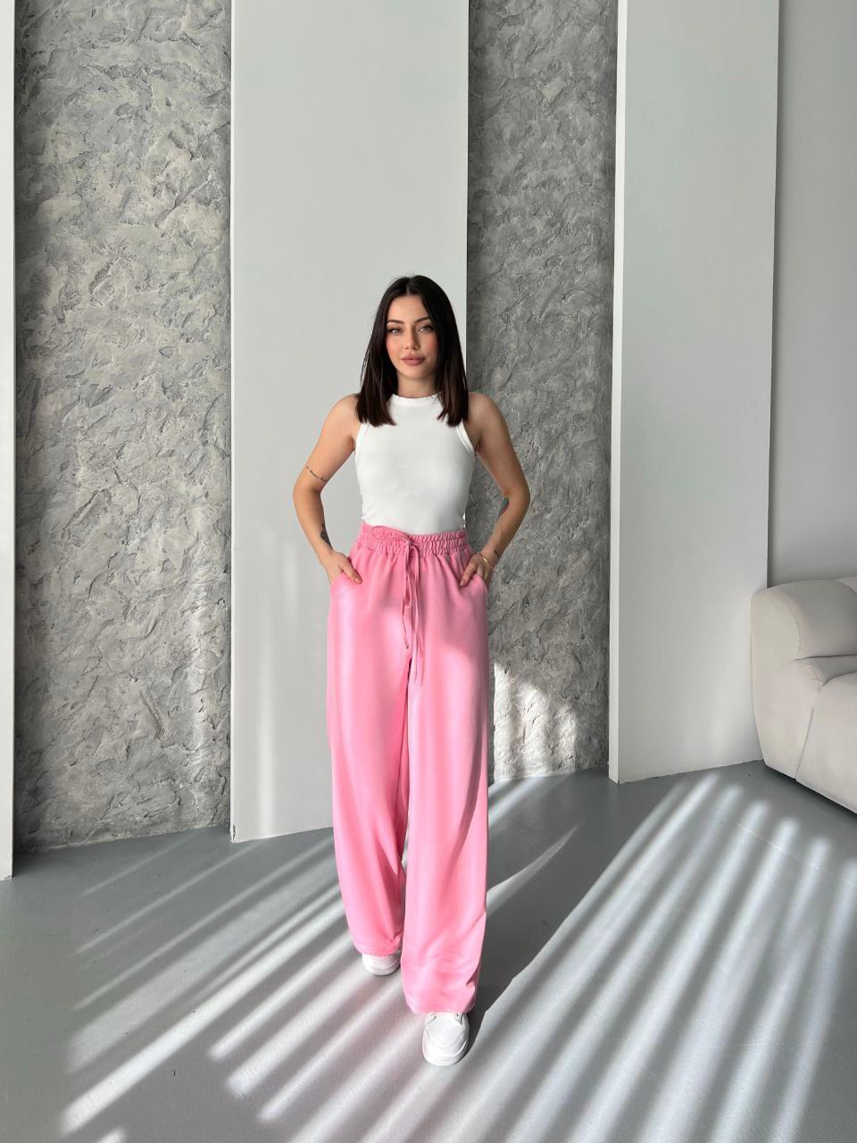 UrbanOutfits Women Summer Sweatpants Women (Summer) Wide-Leg Sweatpant