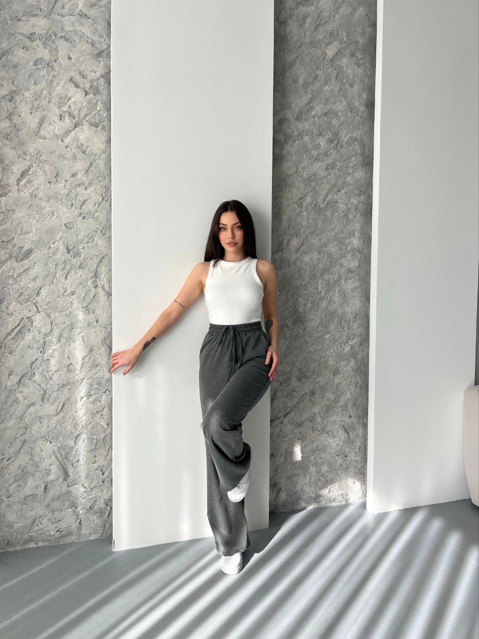 UrbanOutfits Women Summer Sweatpants Women (Summer) Wide-Leg Sweatpant