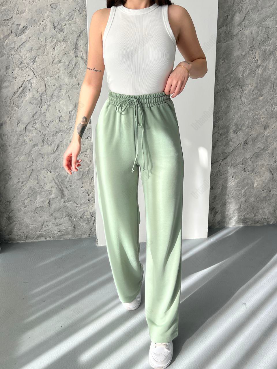 UrbanOutfits Women Summer Sweatpants Women (Summer) Wide-Leg Sweatpant