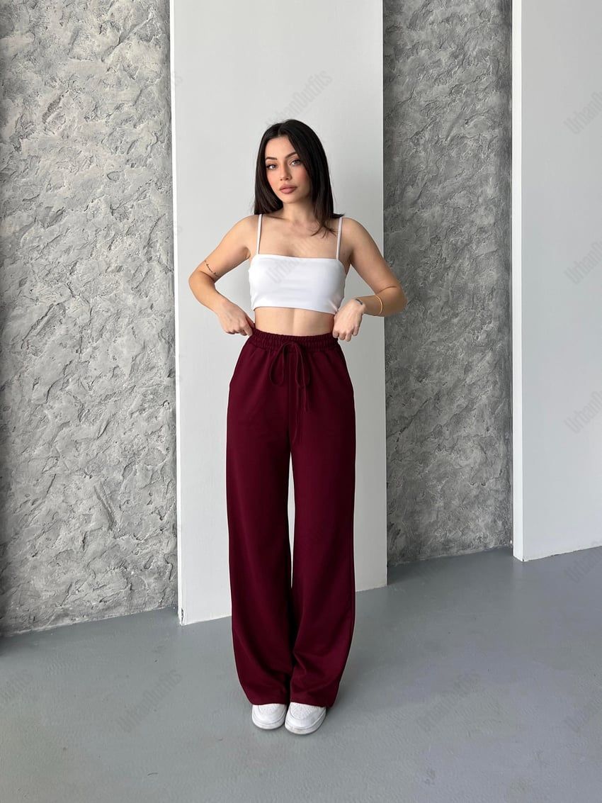 UrbanOutfits Women Summer Sweatpants Women (Summer) Wide-Leg Sweatpant