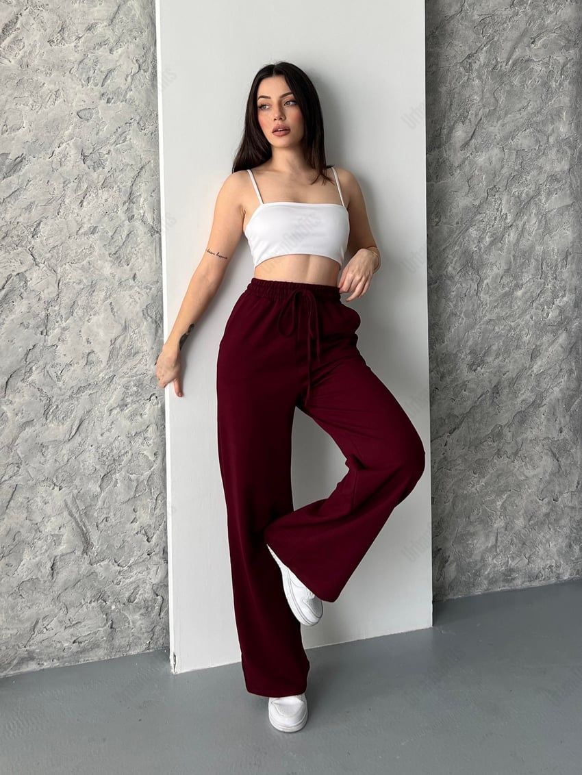 UrbanOutfits Women Summer Sweatpants Women (Summer) Wide-Leg Sweatpant