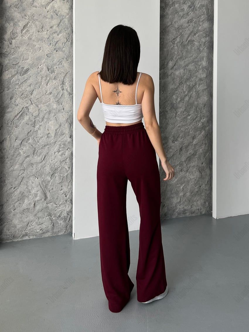 UrbanOutfits Women Summer Sweatpants Women (Summer) Wide-Leg Sweatpant