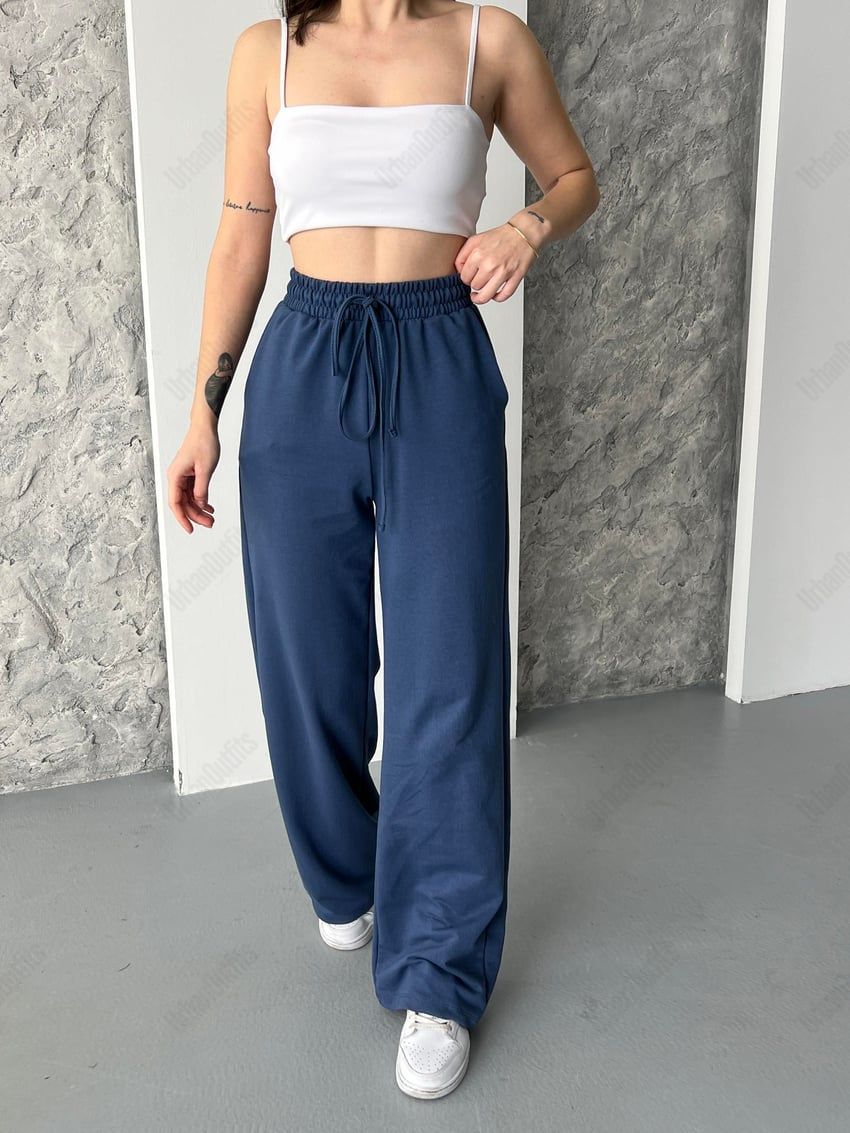 UrbanOutfits Women Summer Sweatpants Women (Summer) Wide-Leg Sweatpant