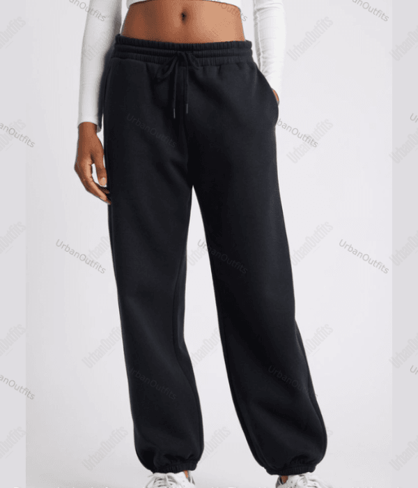 UrbanOutfits Women Sweatpants Black / Cotton-Fleece / S Black Women Oversized Sweatpants
