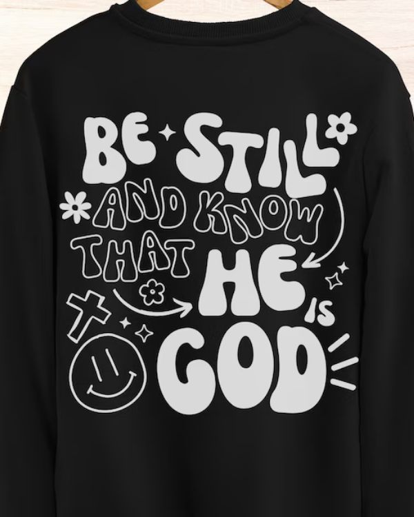 UrbanOutfits Women sweatshirt Black / Cotton-Fleece / S GOD - Women Oversized Sweatshirt