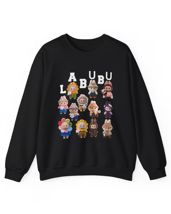 UrbanOutfits Women sweatshirt Black / Cotton-Fleece / S LABUBU - Women Oversized Sweatshirt