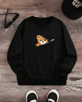 UrbanOutfits Women sweatshirt Black / Cotton-Fleece / S LABUBU - Women Oversized Sweatshirt