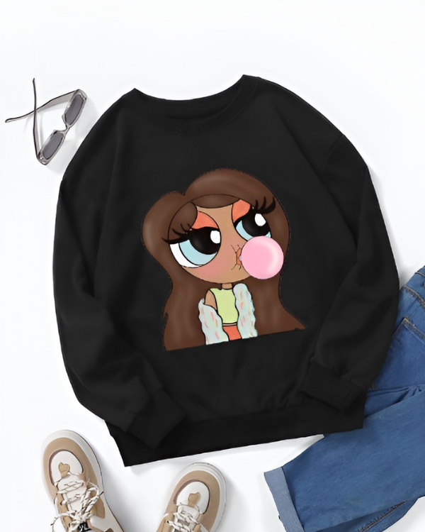 UrbanOutfits Women sweatshirt Black / Cotton-Fleece / S TAY - Women Oversized Sweatshirt