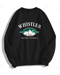 UrbanOutfits Women sweatshirt Black / Cotton-Fleece / S WHISTLER - Women Oversized Sweatshirt