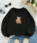 UrbanOutfits Women sweatshirt Black / Cotton-Fleece / S Women Oversized Sweatshirt