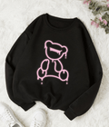 UrbanOutfits Women sweatshirt Black / Cotton-Fleece / S Women Oversized Sweatshirt
