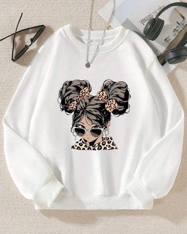 UrbanOutfits Women sweatshirt White / Cotton-Fleece / S Bonita - Women Oversized sweatshirt