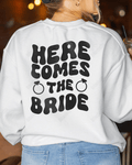 UrbanOutfits Women sweatshirt White / Cotton-Fleece / S Here comes the bride -  Women Oversized sweatshirt