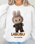 UrbanOutfits Women sweatshirt White / Cotton-Fleece / S LABUBU - Women Oversized sweatshirt