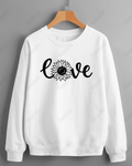UrbanOutfits Women sweatshirt White / Cotton-Fleece / S LOVE -  Women Oversized sweatshirt