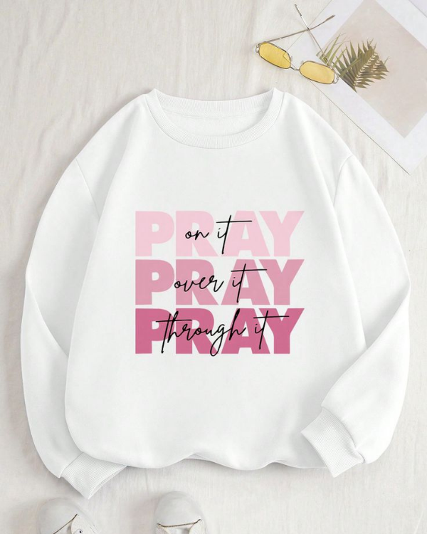 UrbanOutfits Women sweatshirt White / Cotton-Fleece / S PRAY -  Women Oversized sweatshirt